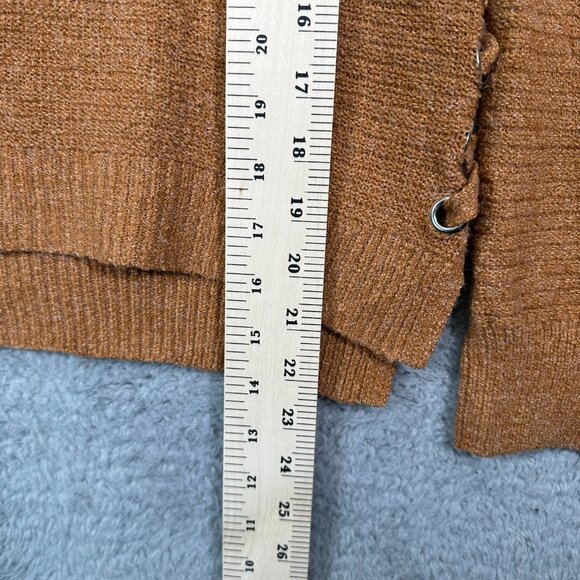 SO Goods For Life‎ Women sweater Mustard Causal Pullover Medium Long Sleeve Crew - Picture 10 of 11